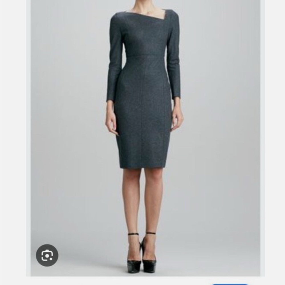 Burberry Asymmetrical Gray Dress
